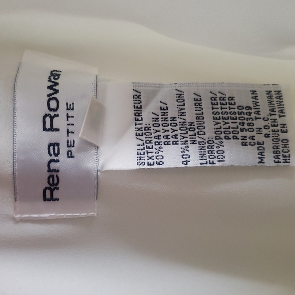 White Maxi Dress with Faint Floral Print - Picture 4 of 9